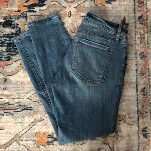 LOFT curvy skinny ankle jeans